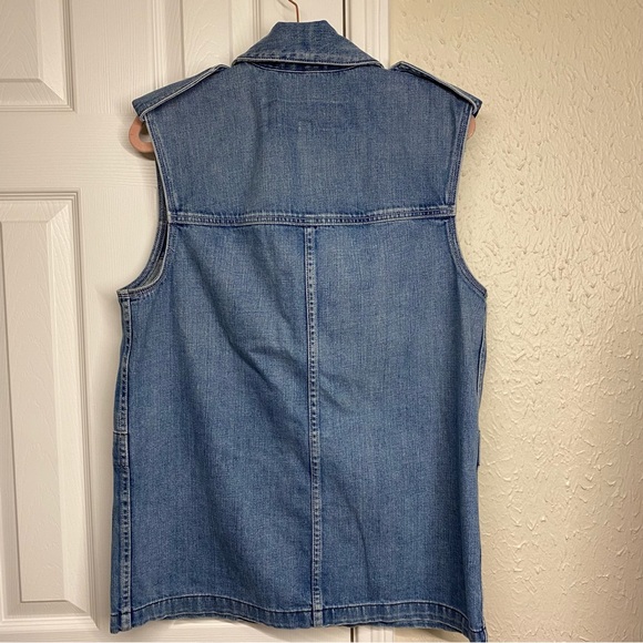Burberry Japanese Denim Jacket Vest - Picture 9 of 11